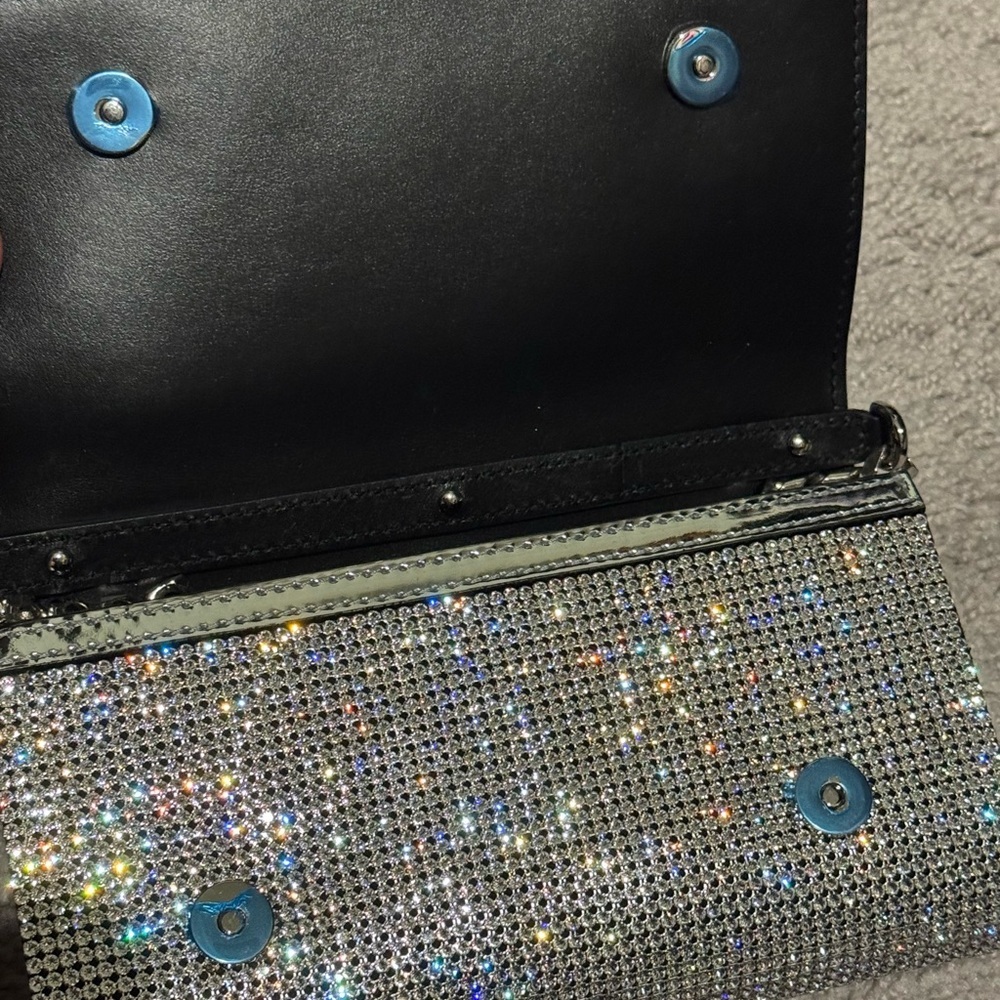 DG logo bag in crystal mesh women bag - Picture 10 of 16